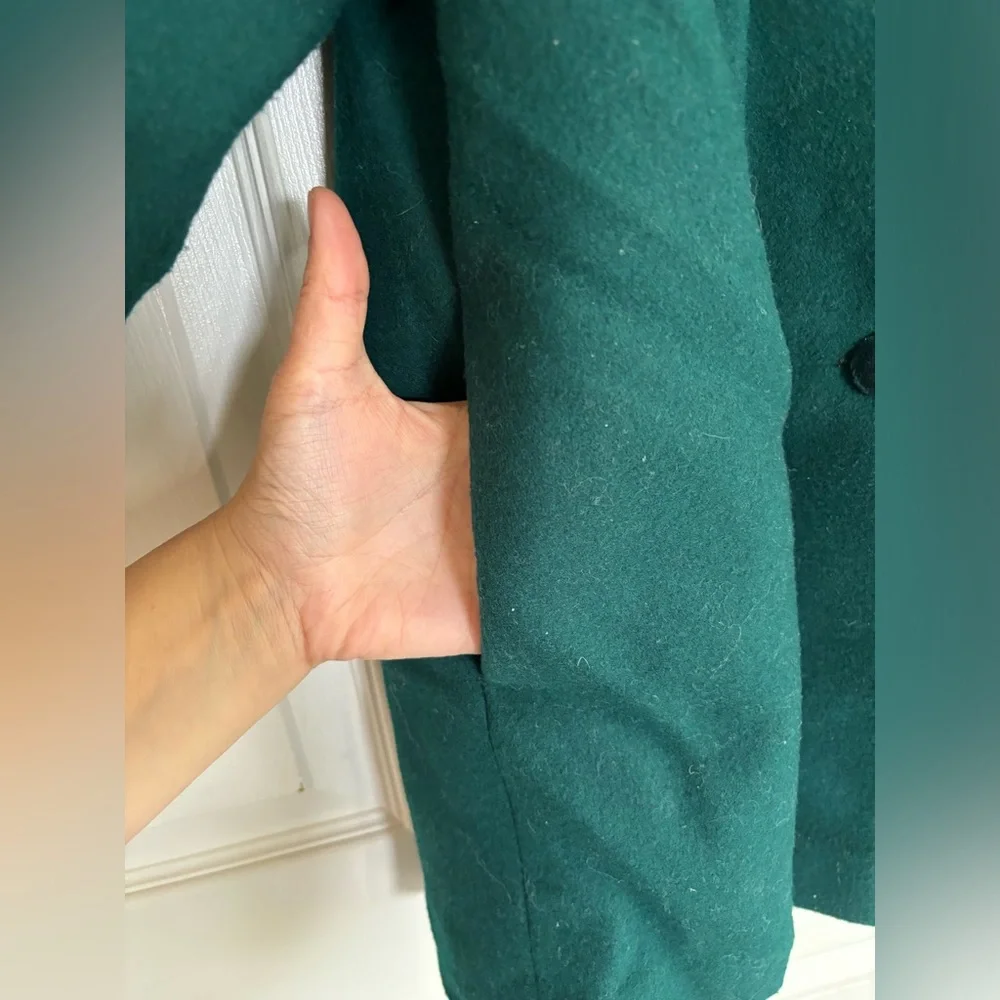 Vintage Braetan emerald green coat and hat set 4T - Picture 4 of 9